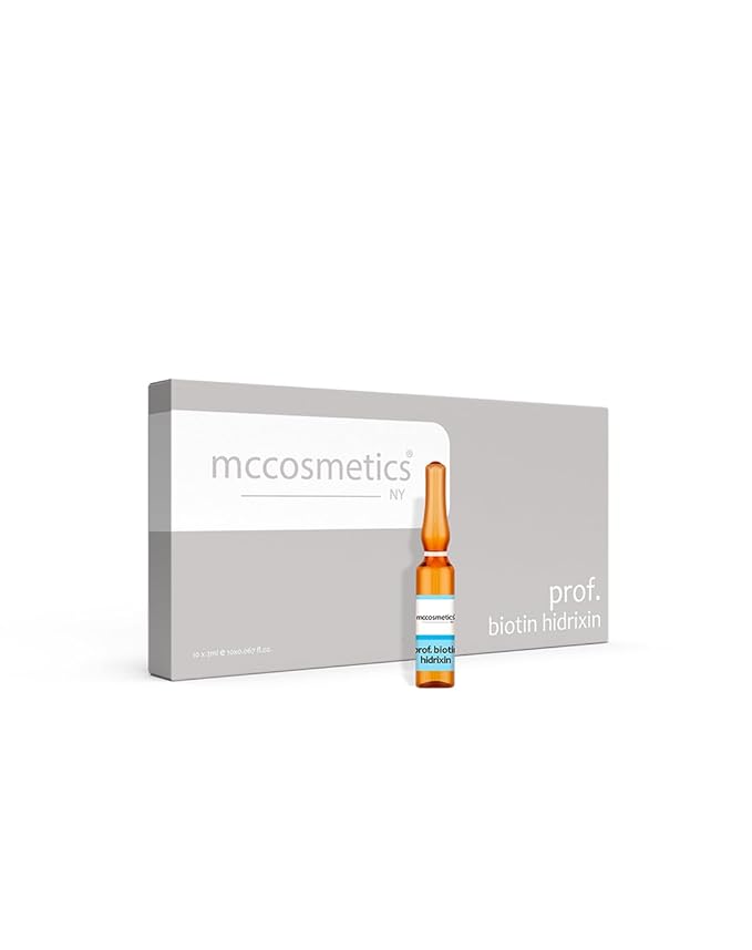 NY | Prof. Biotin Hidrixin | Revitalizing Ampoules with Biotin (Vitamin B7) 0.1% | For Skin &amp Scalp Appearance | 10 x 2ml | Made in Spain