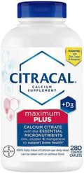 Cita Maximum Plus Calcium Citrate + D3 280 Caplets +Better Guide