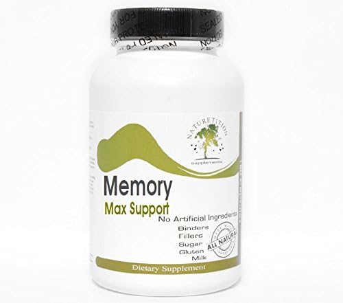 Memory Max Support ~ 180 Capsules - No Additives ~ Naturetition Supplements