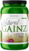 Ultimate Nutrition Natural Gainz Whey Protein Powder - Natural Gainer Protein with Micellar Casein and Milk Protein Peanut Butter and Jelly 3.6 Pounds