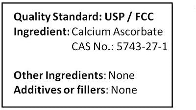Calcium Ascorbate Pure Powder Buffered Vitamin C (2270 Grams (5.0 Lb))