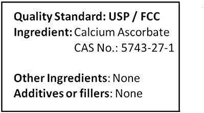 Calcium Ascorbate Pure Powder Buffered Vitamin C (250 Grams (8.8 oz))
