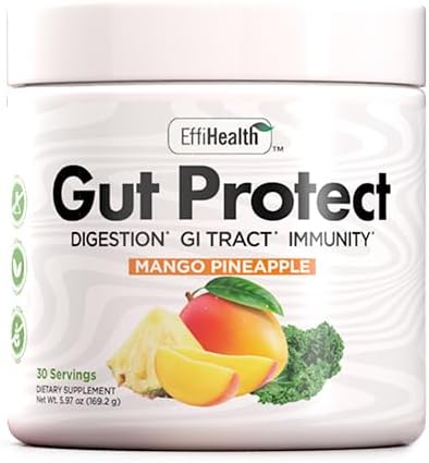 Greens Superfood Powder with Probiotics &amp Prebiotics – Super Greens Powder Smoothie &amp Juice Mix Powder - Digestive Health Immune Health &amp Regularity Support – Mango Pineapple