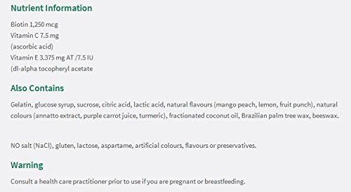 Jamieson Biotin Gummies 100 Gummies