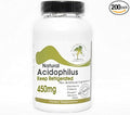 Natural Acidophilus 450mg - 500 Million Live Active Cultures - Keep Refrigerated ~ 200 Capsules - No Additives ~ Naturetition Supplements