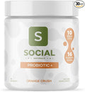 Probiotic Gummies | 10 Billion CFU | Zero Sugar | Prebiotic Fibre | Gut &amp Digestive Support | Vegan | 30 Gummies