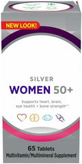 SEDLAV Silver Womens 50 Plus Multivitamin with Vitamin B C D3 &amp E 65 Count Sticker