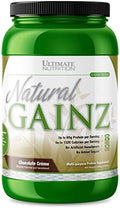 Ultimate Nutrition Natural Gainz Whey Protein Powder - Natural Gainer Protein with Micellar Casein and Milk Protein Chocolate 3.6 Pounds