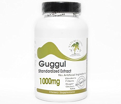 Guggul Standardized Extract 1000mg ~ 100 Capsules - No Additives ~ Naturetition Supplements
