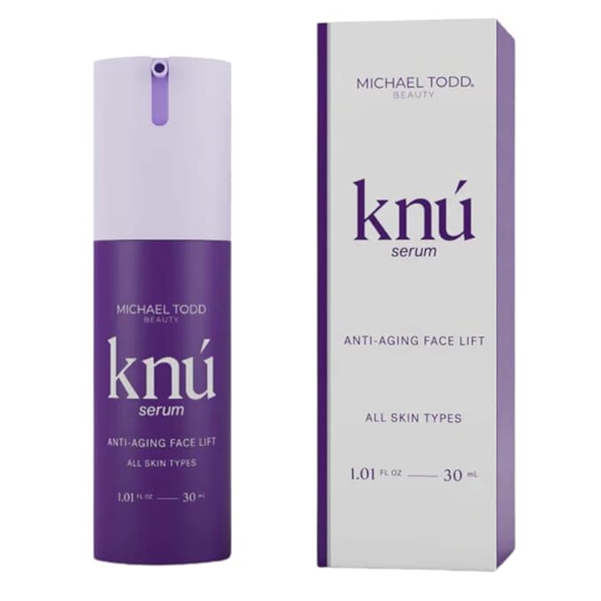 Michael Todd Beauty KNU Serum – Face Lifting Brightening &amp Tightening Serum – For Restoring &amp Rejuvenating – With Aloe Vera SSF Peptides &amp Botanical Extracts – For All Skin Types – 1.01
