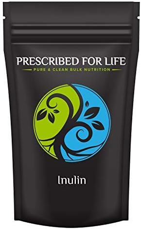 Prescribed For Life Inulin Powder | Prebiotics for Digestive Health | Gluten Free Vegan Non-GMO | Jerusalem Artichoke Supplement | Fructo Oligosaccharide FOS Powder (1 kg / 2.2 lb)