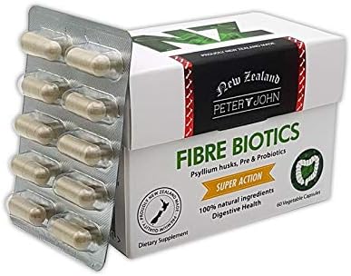 Prebiotic-Nutritional Supplements Fibre Biotics 60Capsules New-Zealand (1 Pack)