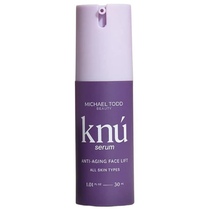 Michael Todd Beauty KNU Serum – Face Lifting Brightening &amp Tightening Serum – For Restoring &amp Rejuvenating – With Aloe Vera SSF Peptides &amp Botanical Extracts – For All Skin Types – 1.01