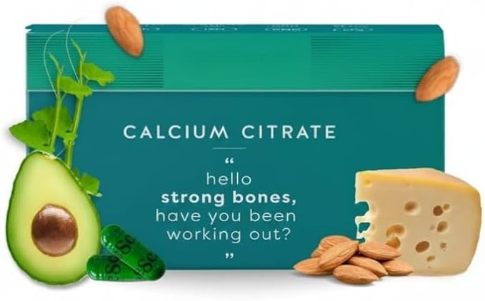 Calcium Citrate 1200mg with Magnesium Zinc Vitamin D &amp B12 Calcium Supplement for Men &amp Women for Joint Health | 30 Capsules