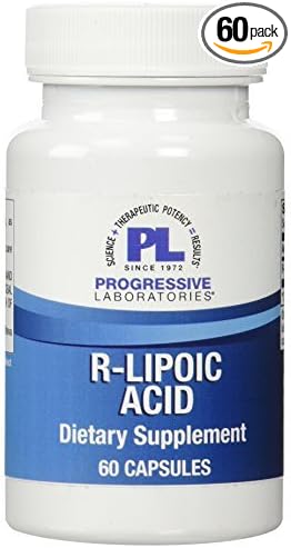 Progressive Labs R-Lipoic Acid Supplement 60 Count by Progressive Labs