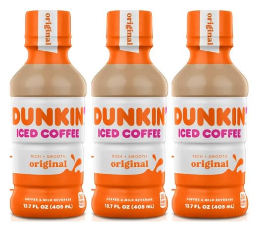 Protein coffee flavored smart size bottle + King Combo QR Code (Medium Original (3 Count))