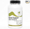 Bone Support with Vitamin D ~ 200 Capsules - No Additives ~ Naturetition Supplements