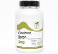 Chelated Boron 3mg ~ 200 Capsules - No Additives ~ Naturetition Supplements