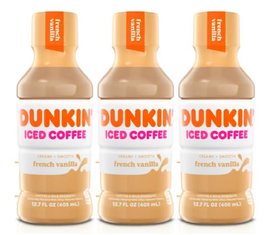 Protein coffee flavored smart size bottle + King Combo QR Code (Medium French Vanilla (3 Count))