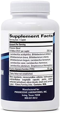 Progressive Laboratories Probiotic Broad Spectrum Supplement 30 Count