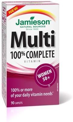 Jamieson 100% Complete Multivitamin for Women 50+ 90 caps
