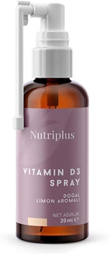 FARMASi Nutriplus Vitamin D3 &amp K2 Spray 1000 IU D3 + 11.25 mcg K2 Synergistic Formula 20 ml / 0.67 fl oz