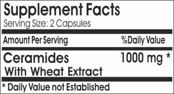 Ceramides with Wheat Extract 1000mg // 90 Capsules // Pure // by PureControl Supplements
