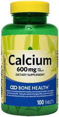 SEDLAV Calcium Tablets for Bone Health 600 mg 100 Count – Daily Health Support for Bone Strength Mineral Intake
