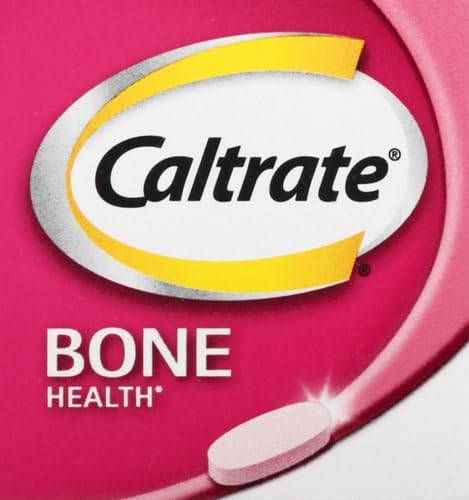 Caltrate 600 Plus D3 Calcium and Vitamin D Supplement Tablets Bone Health Supplements for Adults - 60 Count (Pack of 4)
