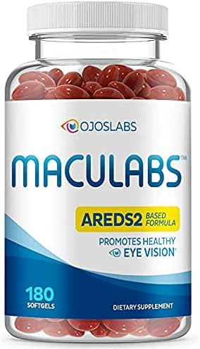 Eye Vitamins - AREDS 2 Based Formula - Eye Vitamin with Lutein &amp Zeaxanthin for Macular Health - Vision Supplements for Adults - 180 Softgels Support &amp Care for Eyes - Made in USA