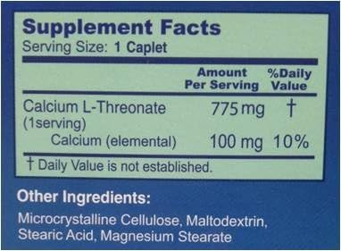 BioCalth® Calcium L-threonate (90 Caplets) (90x2 Bottles)