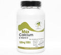 Max Calcium 1500mg &amp Vitamin D 1000IU ~ 100 Capsules - No Additives ~ Naturetition Supplements
