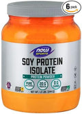 Now Foods Soy Protein Isolate - 1.2 lbs. - Non-GE 6 Pack