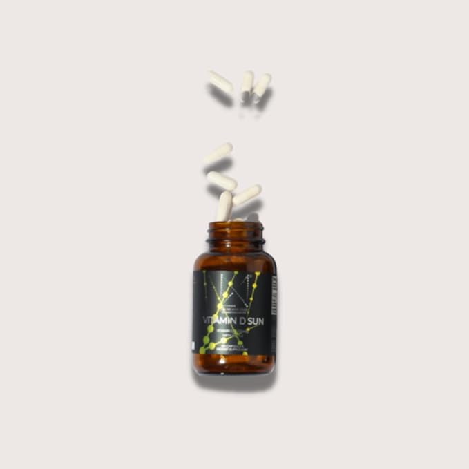 DR. NIGMA Vitamin D 5000iu Sun with K1 + K2 to Support Skin concerns a Happy and Healthy Body - 60 Capsules