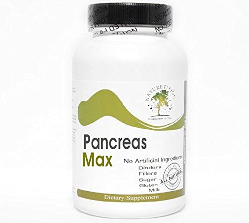 Pancreas Max ~ 180 Capsules - No Additives ~ Naturetition Supplements