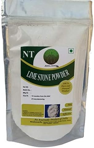 Calcium Carbonate Powder | Chuna Powder|Lime Stone Powder - 400 Gm