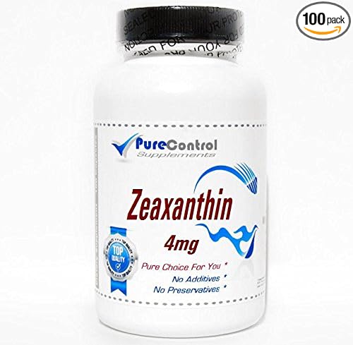 Zeaxanthin 4mg // 100 Capsules // Pure // by PureControl Supplements