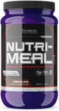 Ultimate Nutrition NUTRI-Meal Whey Protein Concentrate with Bcaas Immune System Support Source of Protein and Fiber Supporting Lean Muscle Mass Delicious Meal Replacement Shake