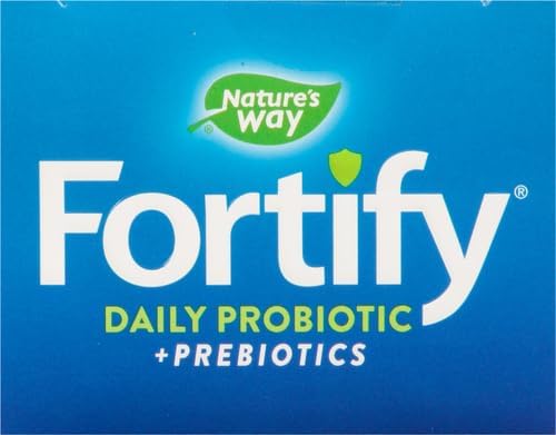 Nature's Way Extra Strength(1) Fortify ProbioticProbiotics for Digestive HealthPrebiotics50 Billion Live CulturesDigestive &amp Immune Health Support*30 Capsules(Pack of 2)