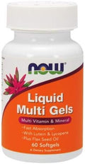 Liquid Multi 60 Sgels by Now Foods (Pack of 3)