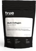 True Nutrition Multi-Collagen Powder (1 lb) – Type I II III V &amp X Collagen Peptides Unflavored Paleo Friendly Gluten-Free 3rd Party Tested