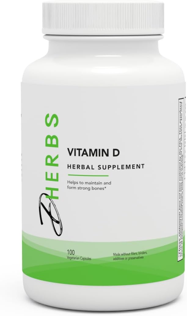 Dherbs Vitamin D 100-Count Bottle