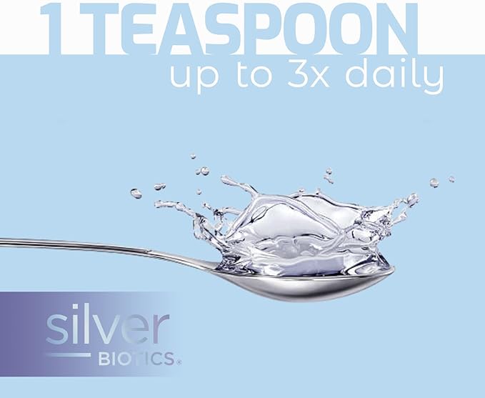 Silver Biotics Multivalent SilverSol Technology Ag₄O₄ 10 PPM Immune Support | Bio-Hacking Immune Building Natural Support (16 Fl Oz Glass Bottle)