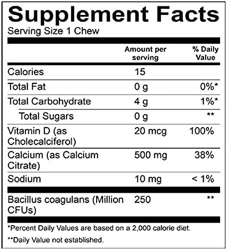 BariatricPal 30-Day Bariatric Vitamin Bundle (Multivitamin ONE 1 per Day! Iron-Free Capsule and Calcium Citrate Soft Chews 500mg with Probiotics - French Caramel Vanilla)
