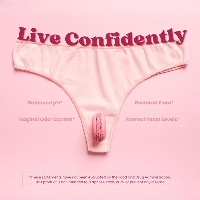 Optimal Prime Vaginal Probiotics for Women with Prebiotics Cranberry Extract and a Lactobacillus Probiotic Blend Supports Healthy Vaginal Flora Odor Control pH Balance 60 Capsules (Pack of 3)