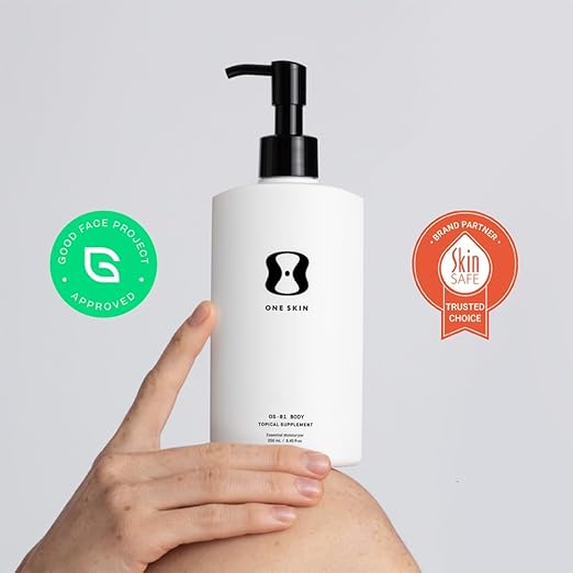 OneSkin FACE &amp BODY OS-01 Peptide Topical Supplement | Skin Longevity Age Reversal Body Moisturizer &amp Face Moisturizer
