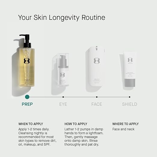 OneSkin PREP Facial Cleanser to Exfoliate and Support Skin Balance Dermatologist Tested &amp Safe for Sensitive Skin