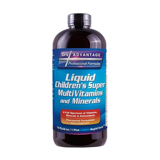 Dr's Advantage DA862 Liquid Children's Multivitamin and Minerals 16 oz.
