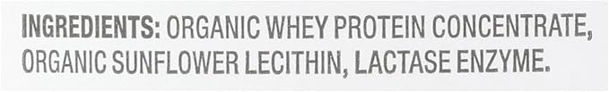 Simply Tera's Whey Protein Plain Lactose Free Organic 12 Ounce