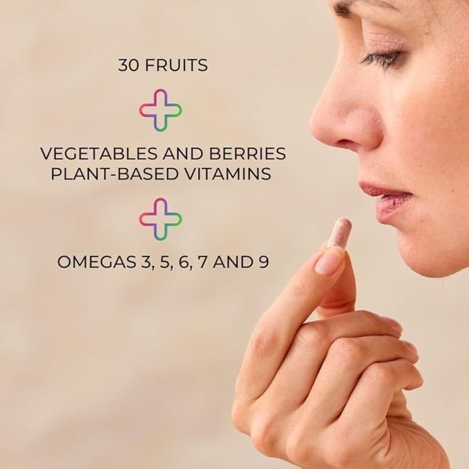 JuicePlus+ Berry Blend: with Concord Grape Blueberry Cranberry and More - Whole Food Based Vegan Plant-Based Vitamins - Gluten-Free Non-GMO Kosher - 1 Bottle (60 Servings)